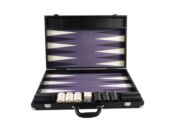 Georgia Black Tournament Backgammon Set