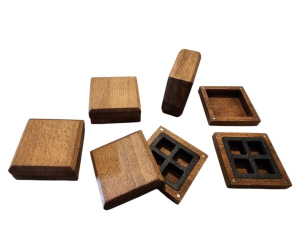 Personally Laser Engraved Wooden Dice Box - Image 3